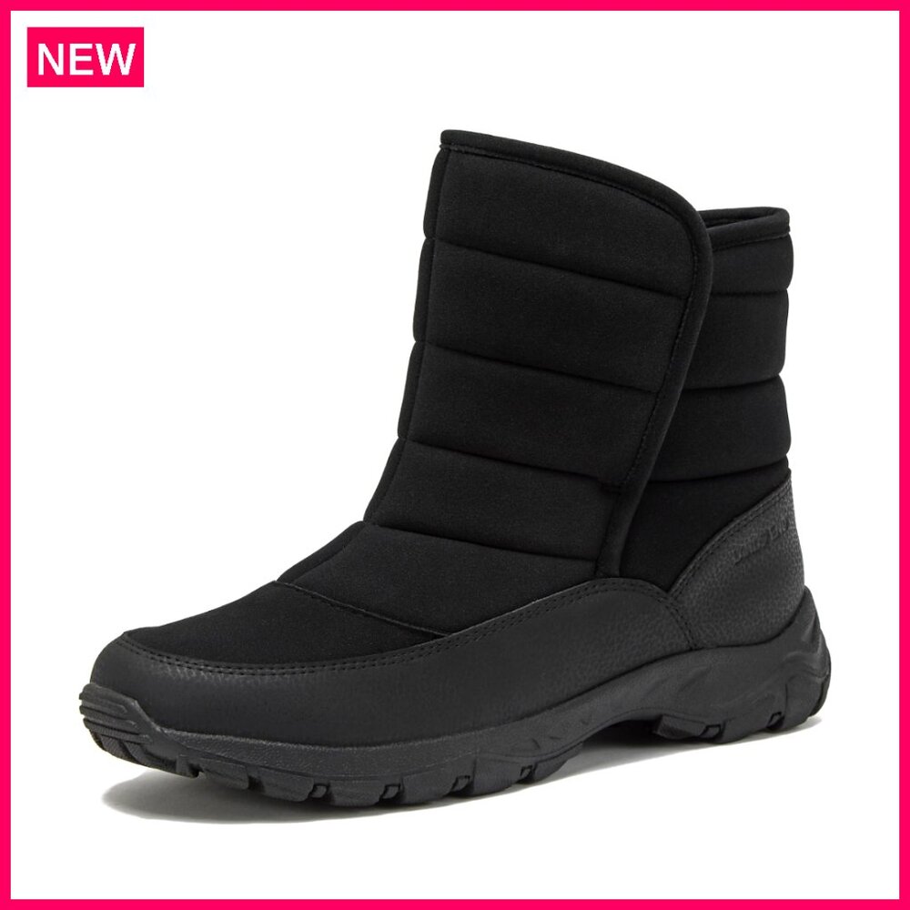 Men's Waterproof Insulated Snow Boots, Size 8-13, Medium/Wide Width, Lace-Up